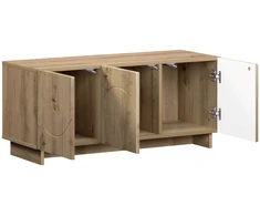 TV staliukas Televizoriaus stovas 90 x 34.5 x 40 cm Artisano ąžuolo