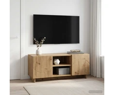 TV staliukas Televizoriaus stovas 90 x 34.5 x 40 cm Artisano ąžuolo