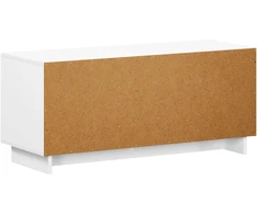 TV staliukas Televizoriaus stovas 90 x 34.5 x 40 cm Balta Apdirbta mediena