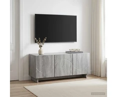 TV staliukas Televizoriaus stovas 90 x 34.5 x 40 cm Pilka Sonoma