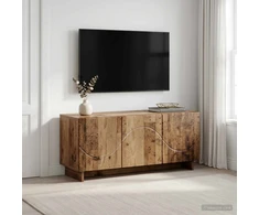 TV staliukas Televizoriaus stovas 90 x 34.5 x 40 cm Sendintos medienos