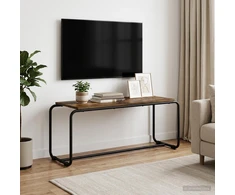 TV staliukas Televizoriaus stovas 98 x 35.5 x 42 cm Dūminio ąžuolo