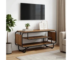 TV staliukas Televizoriaus stovas 98 x 36 x 45 cm Sendintos medienos