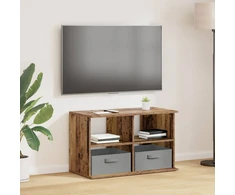 TV staliukas Televizoriaus stovas su stalčių Senas medis 79 x 40 x 48 cm