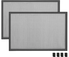 Tinklelis nuo vabzdžių langams, antracito, (75-143)x50cm