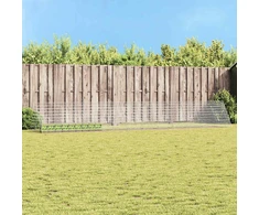 Triušių narvas Sidabro 650 x 100 x 85 cm Cinkuota plienas