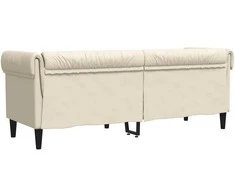 Trivietė chesterfield sofa, linas