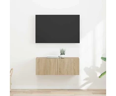 TV staliukas TV sieninė spintelė 2 vnt. Sonoma Apdirbta mediena