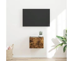 TV staliukas TV sieninė spintelė 39 x 31 x 29,5 cm Rūkyta ąžuolas