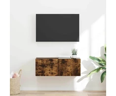 TV staliukas TV sieninė spintelė 78,5 x 31 x 29,5 cm Rūkyta ąžuolas