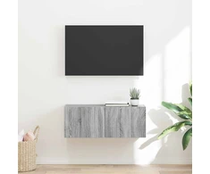 TV staliukas TV sieninė spintelė 78,5 x 30 x 29,5 cm Pilka Sonoma