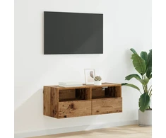 TV staliukas TV sieninė spintelė 80 x 30 x 30 cm Senovinis medis
