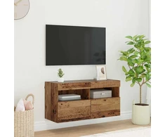 TV staliukas TV sieninė spintelė 80 x 30 x 40 cm Senovinis medis