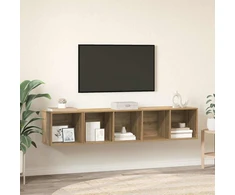 TV staliukas TV spintelės komplektas 2 pcs Amatininkų ąžuolas