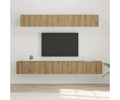 TV staliukas TV spintelių komplektas 5 vnt. Amatininkų ąžuolas