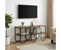 TV staliukas 100 x 40 x 50 cm Dūminio ąžuolo Apdirbta mediena