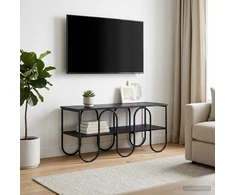 TV staliukas 100 x 40 x 50 cm Juodojo ąžuolo Apdirbta mediena