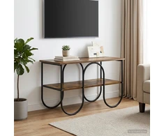 TV staliukas 80 x 40 x 50 cm Dūminio ąžuolo Apdirbta mediena