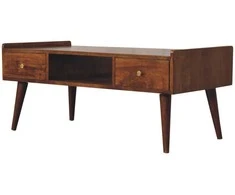 TV staliukas Artisan Furniture Riešutmedžio TV spintelė