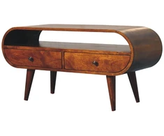TV staliukas Artisan Furniture Riešutmedžio TV spintelė