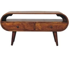 TV staliukas Artisan Furniture Riešutmedžio TV spintelė