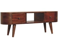TV staliukas Artisan Furniture Riešutmedžio TV spintelė