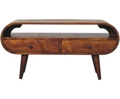 TV staliukas Artisan Furniture Riešutmedžio TV spintelė
