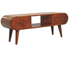 TV staliukas Artisan Furniture Riešutmedžio TV spintelė