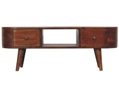 TV staliukas Artisan Furniture Riešutmedžio TV spintelė