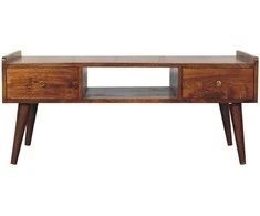 TV staliukas Artisan Furniture Riešutmedžio TV spintelė