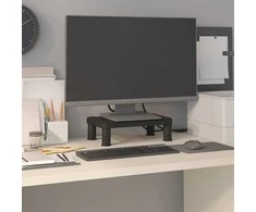 TV staliukas Monitoriaus stovas, juodos spalvos, 38x24x10,5cm