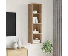 TV staliukas TV spintelių komplektas Amatininkų ąžuolas 37 x 37 x 142,5 cm