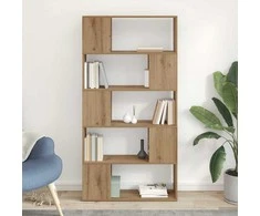 TV staliukas TV spintelių komplektas Ruda 80 x 24 x 156 cm Apdirbta mediena