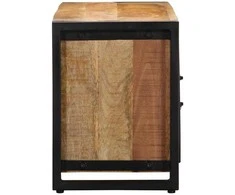 TV staliukas televizoriaus spintelė 100x30x40 cm Masyvus Rough Wood Mango