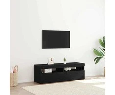TV staliukas Televizoriaus spintelė 2 pcs Juodas ąžuolas 60 x 35 x 40 cm