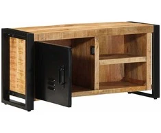 TV staliukas televizoriaus spintelė 80x30x40 cm Masyvus Rough Wood Mango