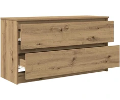 TV staliukas Televizoriaus spintelė, artisano ąžuolo, 100x35x54 cm, mediena
