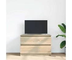 TV staliukas Televizoriaus spintelė, ąžuolo, 80x35x54 cm, apdirbta mediena