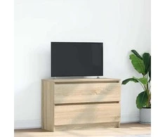 TV staliukas Televizoriaus spintelė, ąžuolo, 80x35x54 cm, apdirbta mediena