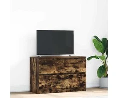 TV staliukas Televizoriaus spintelė, dūminio ąžuolo, 80x35x54 cm, mediena
