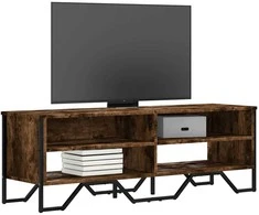 TV staliukas Televizoriaus spintelė, dūminio ąžuolo, 122x34x41cm, mediena