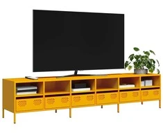 TV staliukas Televizoriaus spintelė, garstyčių, 202x39x43,5cm, plienas
