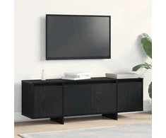 TV staliukas Televizoriaus spintelė Juodas ąžuolas 120 x 30 x 40,5 cm