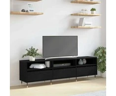 TV staliukas Televizoriaus spintelė Juodas ąžuolas 150 x 30 x 45 cm