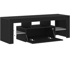 TV staliukas Televizoriaus spintelė Juodas ąžuolas 120 x 35 x 40 cm