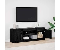 TV staliukas TV vienetai Juoda 139,5 x 34 x 50 cm Apdirbta mediena