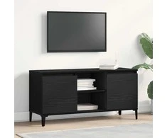 TV staliukas Televizoriaus spintelė Juodas ąžuolas 102 x 35 x 50 cm