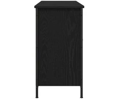 TV staliukas TV spintelių komplektas Juodas ąžuolas 101 x 35 x 65 cm