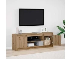 TV staliukas TV vienetai Ruda 139,5 x 34 x 50 cm Apdirbta mediena