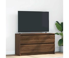 TV staliukas Televizoriaus spintelė, ruda ąžuolo, 104x35x50cm, mediena